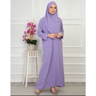 SET KHIMAR ( JUBAH FREE KHIMAR ) MATERIAL CY - IRONLESS