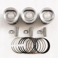 3PCS 03D107065C 03D107065D 03D107065E 03D107065F Piston for VW Polo 9N Skoda Fabia Seat Ibiza 1.2TSI