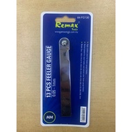 REMAX 13PC MM/INCH FEELER GAUGE (0.05mm to 1.00mm)