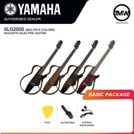 [LIMITED STOCK/PREORDER] Yamaha Silent Guitar SLG200N SLG200S SLG200 Classical Acoustic Electric Natural Black Brown Red Sunburst SLG 200 N S Absolute Piano The Music Works Store GA1 [BULKY]