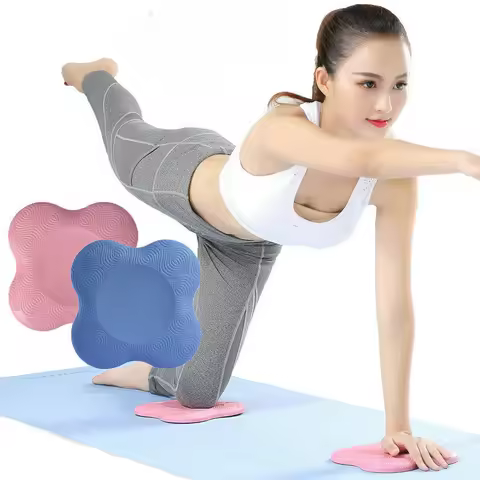 Thicken Yoga Knee Pad Cushion Wrist Hips Hands for Leg Arm Elbows Balance Exercise Fitness Pilates Y