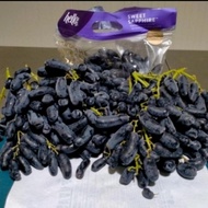 buah anggur hitam panjang/USA LONG BLACK GRAPESS AUTUMN SEEDLESS 1 kg