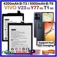 ORIGINAL NGS Brand 4200mAh Battey B-T3 For VIVO V23 5G / 5000mAh Battery B-T6 Compatible For VIVO Y7