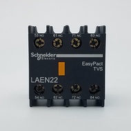 Schneider Contactor Auxiliary Contact Module LAEN22N Two Normally Open Two Normally Closed LANN22N