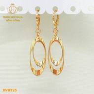 (TOP 1 Bông Tai Thời Trang Bán Chạy) Titan Xi Mạ Vàng Non - Trang Sức Hava Hong Kong