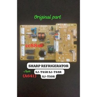 SHARP REFRIGERATOR MAIN PCB BOARD SJ-T45R SJ-T48R SJ-T50R SJT45RSL SJT48RSL SJT50RSL (A641 A526) ORIGINAL PART