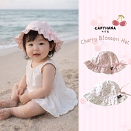 Capyhana Children's Sun Hat Size 3M-2Y Girls' (Cherry Hat)
