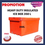 BIGSALES 350 Liter Tong Ais Ikan Tong Oren Tong Fiber Kotak Sejuk Fiber Laut Beku / Fibre Ice Box Or