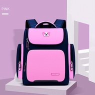 1-6 grade students large-capacity Backpacks Trolley waterproof material to protect the spine design 