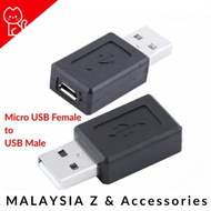 Data Changer Plug USB Adapter Convertor Female Micro Usb to USB Male