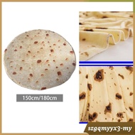 [ Realistic Taco Tortilla Blanket,Lightweight Flannel Wrap Blanket for Adults Teenagers Women Birthd