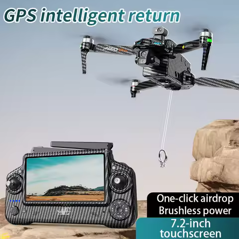 AE60 Profesional GPS Drone 3-axis gimbal Aerial Photography With 8K HD Camera Brushless Motor Obstac
