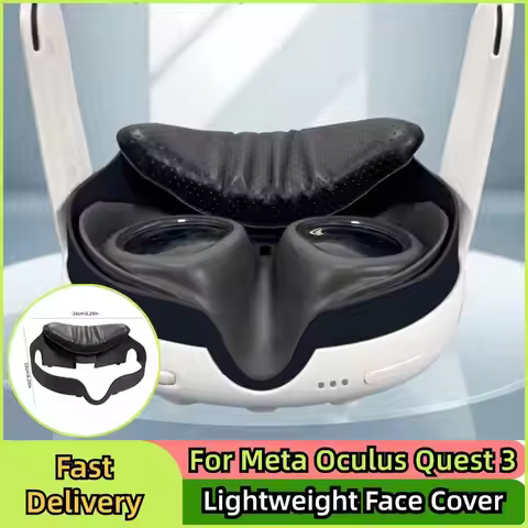 For Oculus Meta Quest 3 Lightweight Face Covers Facial Interface Face Mask Replacement Cover For Met