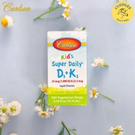 (Carlson) Kid's Super Daily D3 + K2 10.16 ml D3 And K2