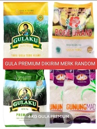 Gula Tebu Premium GULAKU ROSE 1kg - Vegan & Rendah Gula Pouch Organik