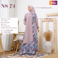 PROMO GAMIS MUSLIMAH NIBRAS NS 074 ( GAMIS ONLY )