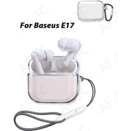 Transparent protective case suitable for Baseus E17, waterproof and shockproof TPU silicone soft cas