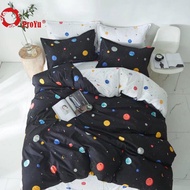 7 in1 QUEEN / KING SIZE BED SHEET BEDDING SET WITH COMFORTER