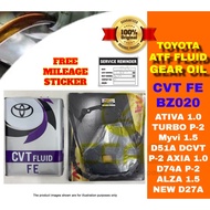 Ativa 1.0 Turbo P-2 Myvi 1.5 D51A DCVT P-2 Axia 1.0 New D74A P-2 Alza 1.5 New D27A 35303-BZ020 Auto 