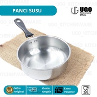 Ugo Stainless Milk Pot |Stainless Steel Soup Pot | Instant Noodle Cooking Pot | Plastic Handle Pot |Multifunctional Milk Pot