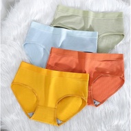 กางเกงในน่ารัก เป้า 2ชั้น มีลายรังผึ้งช่วยต่อต้านแบคทีเรีย ยืดหยุ่นได้ดี ใส่สบาย เทา Int: L