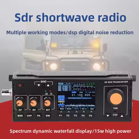 CB-938 Portable HF SDR Transceiver – All-Mode SSB Radio for Outdoor, Field & Off-Road Amateur Radio 