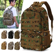 Large Capacity Camouflage Backpack Men's Army Fan Backpack Luggage Backpack Backpack Hiking Hiking B