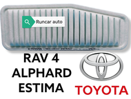 Toyota air filter estima acr30 2.4 2000 / alphard anh10 2.4 2005 / rav4 aca21 2000 engine air filter