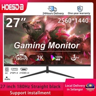 Hoesd.a 27inch 2.5K 180Hz 144Hz Gaming Monitor 2560*1440P 350cm/d2 Gaming Display DP HDMI QHD Deskto