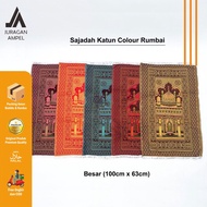 KATUN Travel Prayer Rug Cotton Tassel Turkish Prayer Rug Umrah Hajj Souvenir