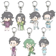 MBTI Acrylic Mica Chibi keychain 16 groups of personality cartoon characters decoration Bookbag, gif