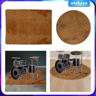 [Etekaxa] Electric Drum Carpet Drum Carpet Soft Suede Thick Multipurpose Sound Absorption