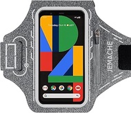 Pixel 8 7a 6a 5 4a 4 Armband, JEMACHE Water Resistant Gym Running Workouts Phone Arm Band for Google