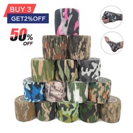1PCS Camouflage Elastoplast Self Adhesive Bandage Tatttoo Grip Tape Muscle Tape Self Adherent Cohesi