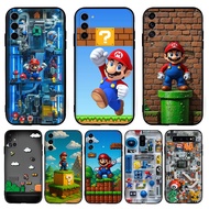 for Samsung A07 A17 A56 A36 A26 S25 Fe Edge Plus Ultra Mario TPU phone case soft silicone black 5Y7
