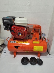 Kompresor Mustang Bensin MUSTANG 1/4HP+Mesin Penggerak GX160 Siap Pakai