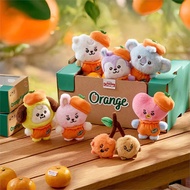 GANTUNGAN BTS BT21 KEYCHAIN DOLL KEYCHAIN ORANGE HAT TATA COOKY CHIMMY KOYA MANG RJ VAN JUNGKOOK shr