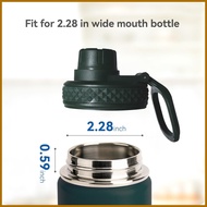 Tumbler Lid Cap With Sport Lid Flex Handle For Aquaflask Straw Lid Replacement Cap 5.7cm Wide Mouth