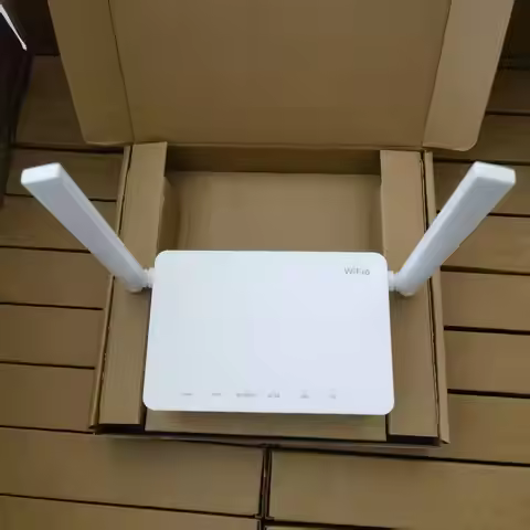 DK Fiber Gigabit Router HS8145X6 4GE+TEL+2USB 2.4G/5G 5dBi Dual-Band WiFi6 Optical Fiber GPON ONU FT