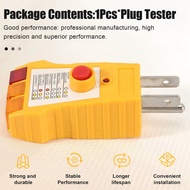 Outlet Tester for Grounding Products, Outlet Tester with GFCI, Electrical Receptacle Tester, Plug Te