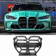 Dry Carbon Fiber Grille For BMW M3 G80 M4 G82 Front Bumper Grill Auto Racing Grid 2021-2023 CSL xDri