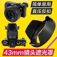 Lens Hood Suitable for Fuji XC35 F2 XF 23mm Lens XS10 XT20 X-T Micro Single 43mm