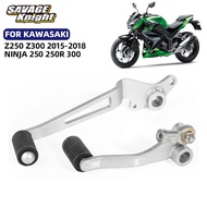 For KAWASAKI Z250 Z300 NINJA 250 250R 300 Gear Shift Lever Rear Foot Brake Pedal Lever Z 300 250 Mot