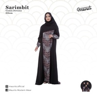 Gamis Batik Wanita | Gamis Batik Kombinasi Polos Jumbo | Mecca Dress