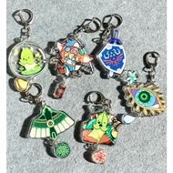 Zelda Acrylic Keychain Set: Kawaii Handmade Gamer Gift