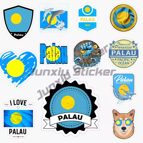 Republic of Palau Diving Landscape Car Sticker Vinyl Self-Adhesive Decorative Cover Scratch Decal