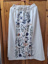 日本 Emago 花卉刺繡半裙 marble sud super hakka mina perhonen 45r le fluy nest robe rei