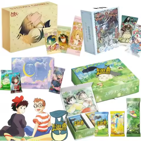 Genuine Studio GhiblHayao Miyazaki Anime Trading Cards My Neighbor Collectible Box Set Classic Chara