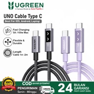 UGREEN UNO Charger Cable Type C to Type C Fast Charging 100w LED Display Emoji 35501 65092 Original