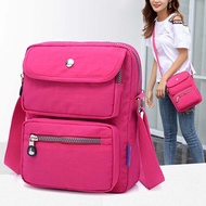 2022 Shoulder Messenger Bag Ladies Casual Washed Nylon Female Velcro Solid Mobile Phone Crossbody Spring And Summer Light 1215#